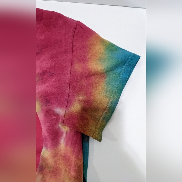 Rolling Stones 2015 Zip Code Tour Tshirt Rainbow Tie Dye Size Small Band Merch - Picture 5 of 8